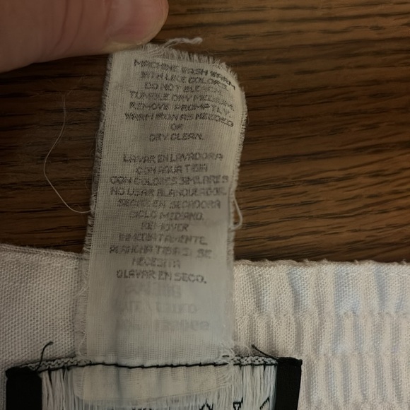 Sag Harbor Woman White Lined Pencil Skirt Elastic Back Slit Plus 20W Poly/Rayon - Picture 5 of 16